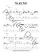 Fire And Rain Guitar and Fretted sheet music cover